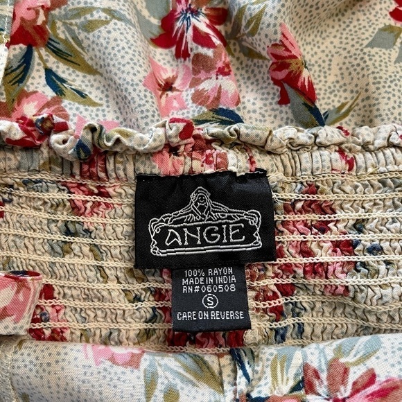 ANGIE, NWOT, WOMENS, DAINTY & DARLING, FLOWERED PRINT DRESS. SIZE S - Picture 5 of 9